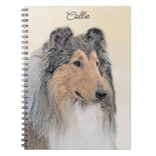 Collie (rough) Painting (grov) - Cute Original Hun Anteckningsbok