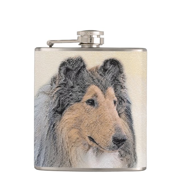 Collie (rough) Painting (grov) - Cute Original Hun Fickplunta (Framsidan)
