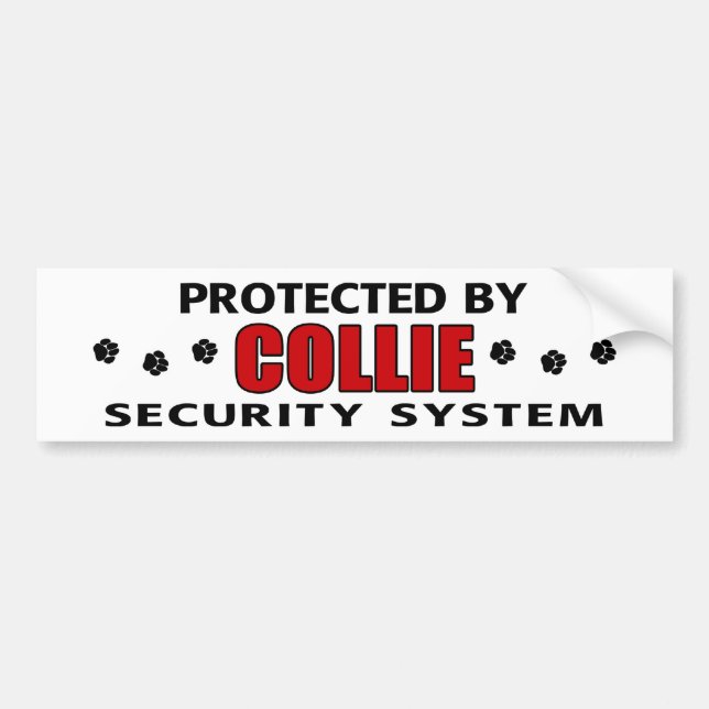 Collie Security Bildekal (Framsidan)