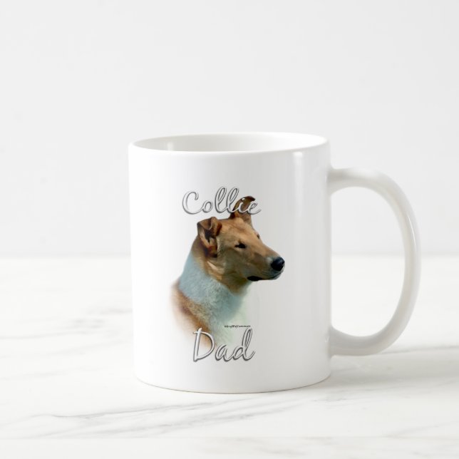 Collie (slät) Pappa 2 Kaffemugg (Höger)