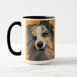 Collie | Tvåtonig Mugg, 15 oz Mugg