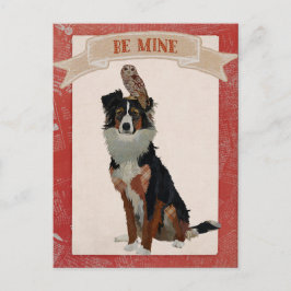 COLLIE & UGLAS VALENTINE'S Postkort Helg Vykort