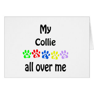 Collie Walks Design Hälsningskort
