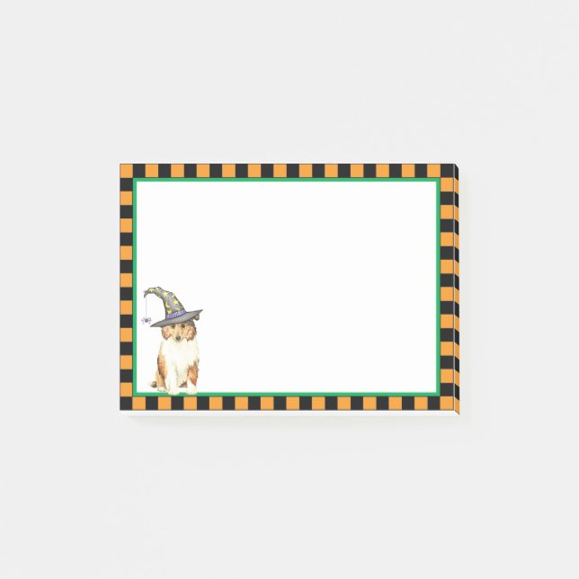 Collie Witch Post-it Block (Framsida)