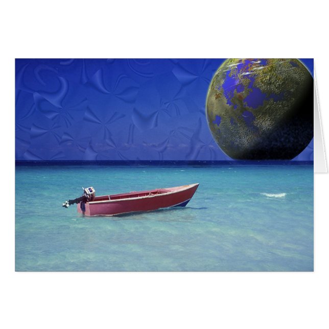 Collie World Parasail Hälsningskort (Framsidan Horizontal)