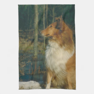 Colliehundkökshandduk Kökshandduk