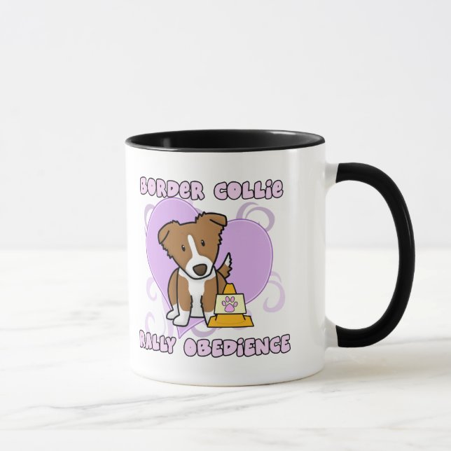 Collien för den Kawaii bruntgränsen samlar Mugg (Höger)