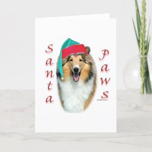 Collien (grova) Santa tafsar Helgkort