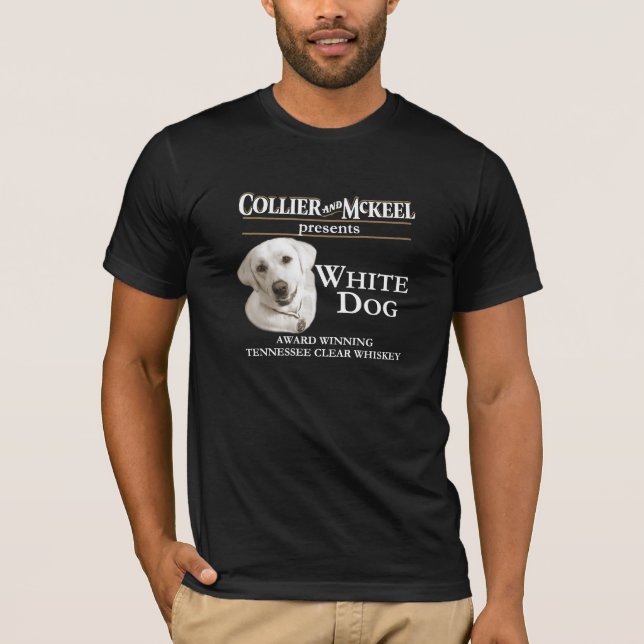 Collier och McKeel White Hund black t-shirt (Framsida)