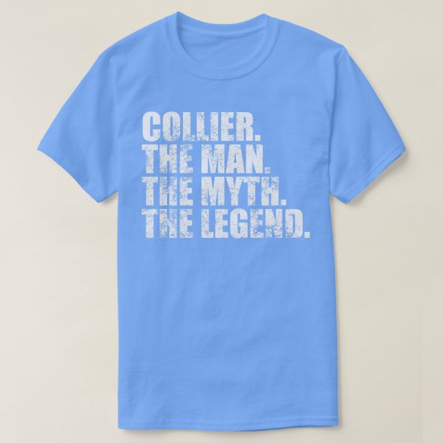 CollierCollier Family namn Collier Efternamn Colli T Shirt (Design framsida)