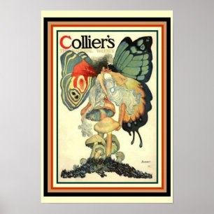 Colliers tidskrift 1910 Art nouveau Cover 13 x 19 Poster