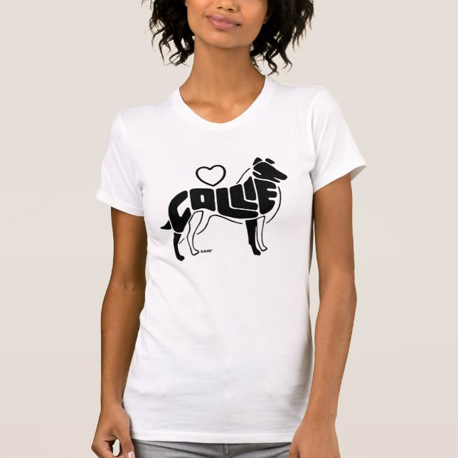 COLLIESSILHOUETTE T SHIRT (Framsida)