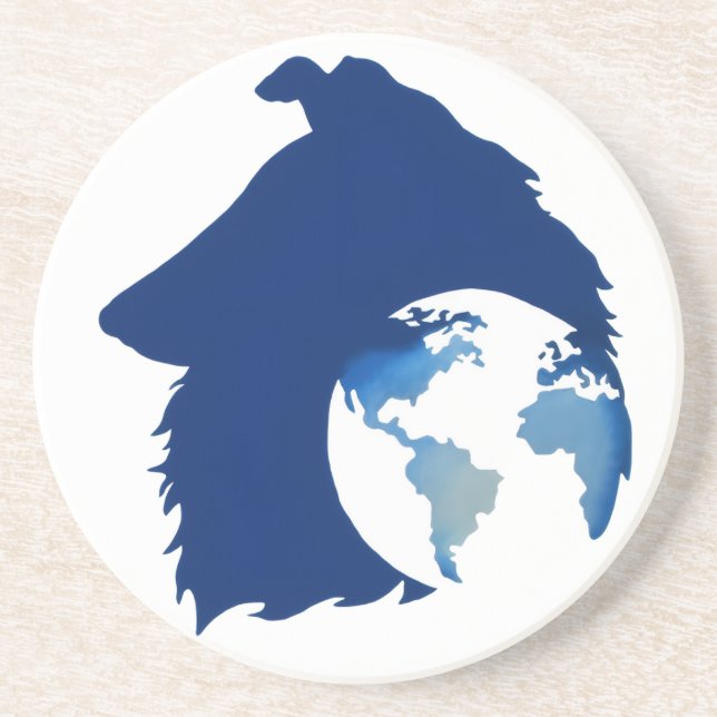 ColliesWithoutBorder logotyp Underlägg (Framsidan)