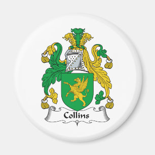 Collins familjvapensköld magnet