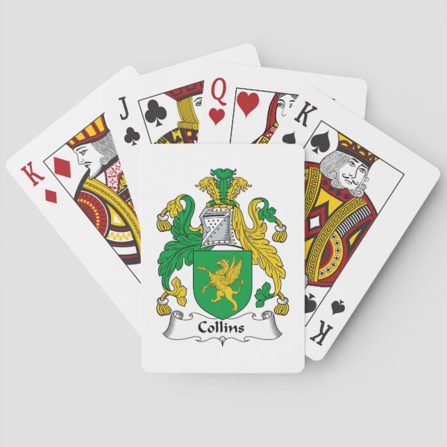 Collins Family Crest Casinokort (Baksidan)