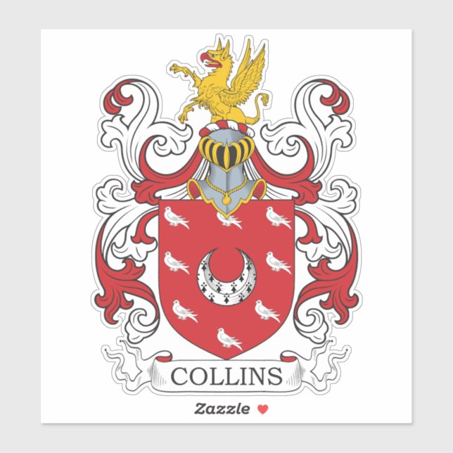 Collins Family Crest Klistermärken (Ark)