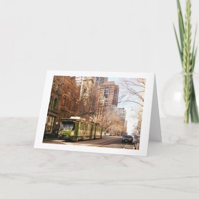 Collins gata Melbourne Kort (Framsida)