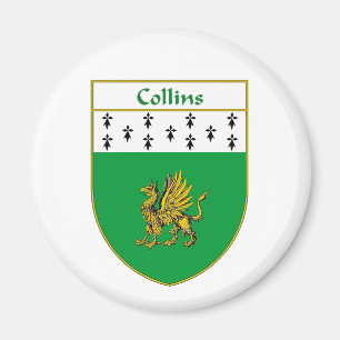 Collins vapensköld-/familjvapensköld magnet