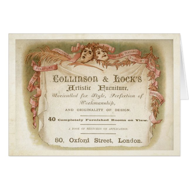 Collinson & låser hälsningskort (Framsidan Horizontal)