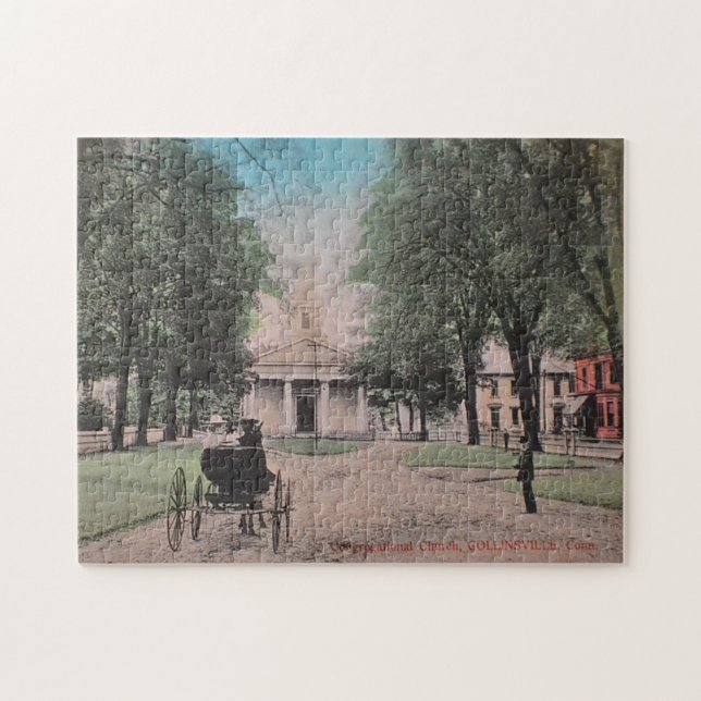 Collinsville Church Puzzle Pussel (Horisontell)