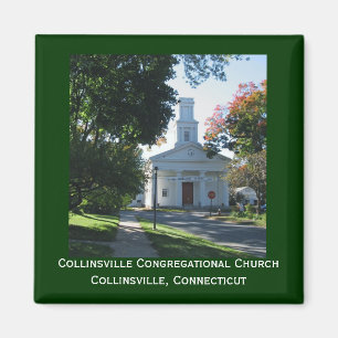Collinsville Congregational kyrka Magnet