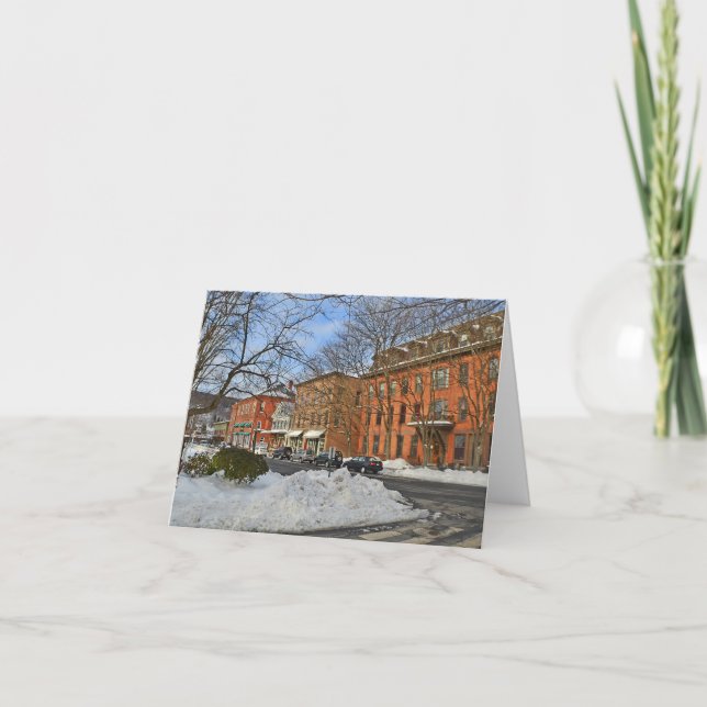 Collinsville Connecticut Notecard Kort (Framsida)