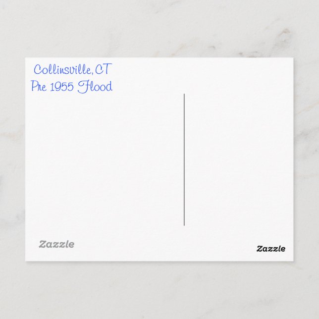 Collinsville Postcard Vykort (Baksida)
