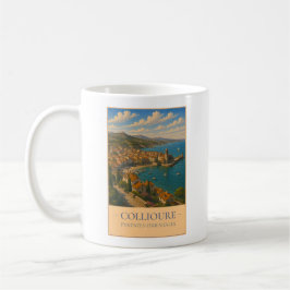 Collioure, France – Vintage Travel Mug Kaffemugg