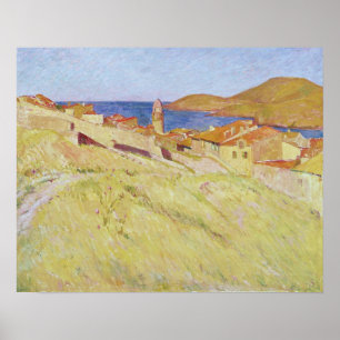 Collioure landskap poster