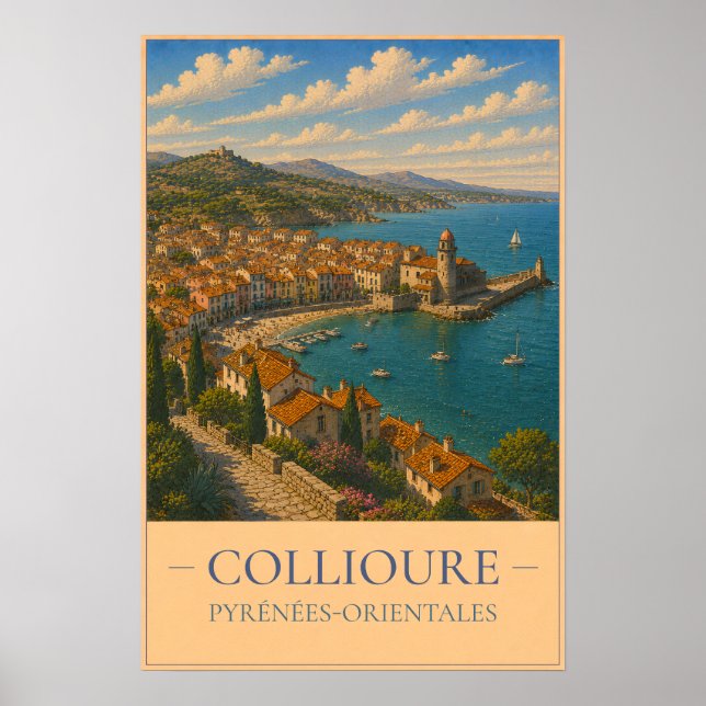 Collioure Poster (Framsidan)