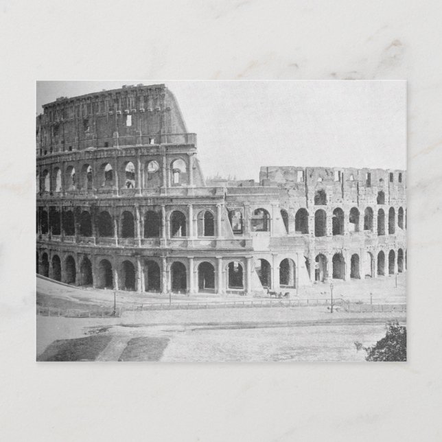 Colliseum i Rom, ca 1890 Vykort (Framsida)