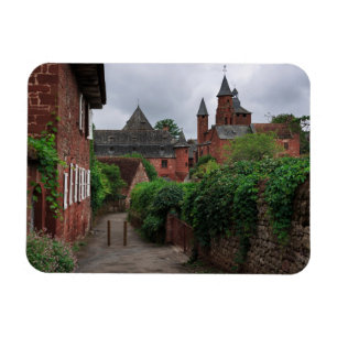 Collonges-la-Rouge rektangulär magnet för