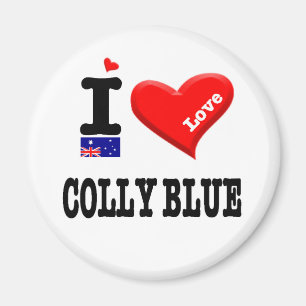 COLLY BLUE - I Kärlek Magnet