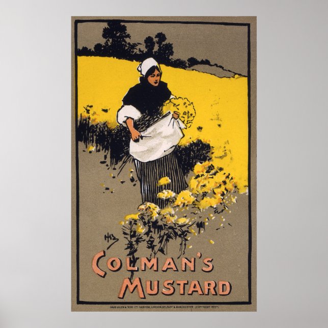 Colmans senap, 1900 poster (Framsidan)