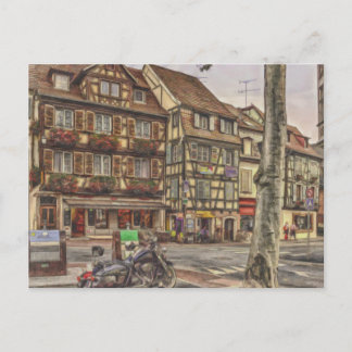 Colmar Frankrike Europe Art Vykort