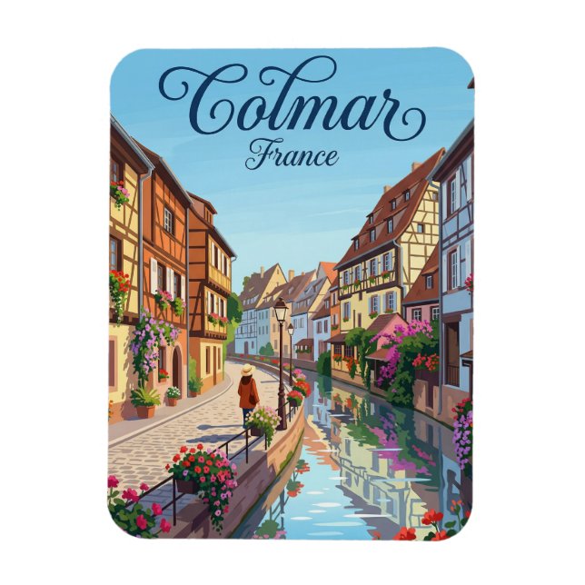 Colmar Frankrike Magnet (Vertikal)