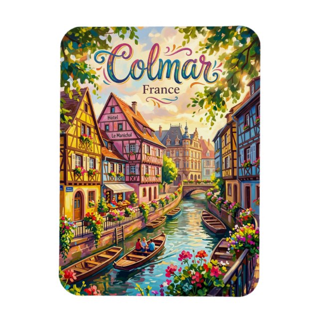 Colmar Frankrike Magnet (Vertikal)