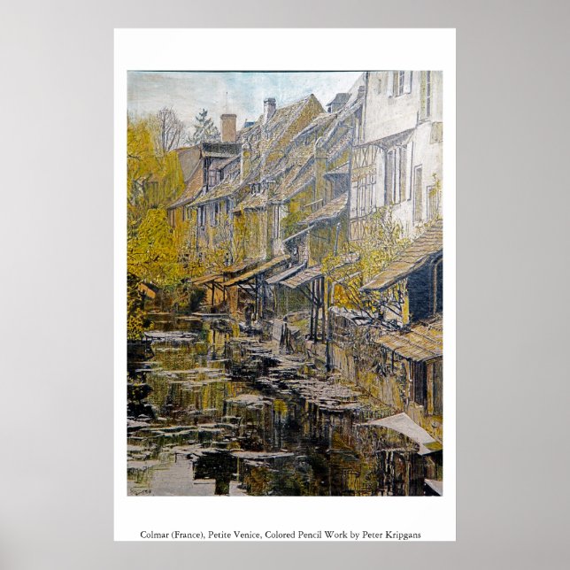 Colmar (Frankrike), Petite Venice Poster (Framsidan)