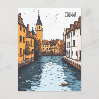 Colmar Frankrike Resa Vykort