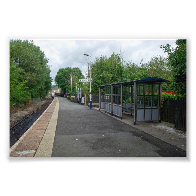 Colne järnvägsstation, Lancashire Fototryck (Framsidan)