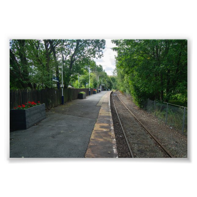 Colne järnvägsstation, Lancashire Fototryck (Framsidan)
