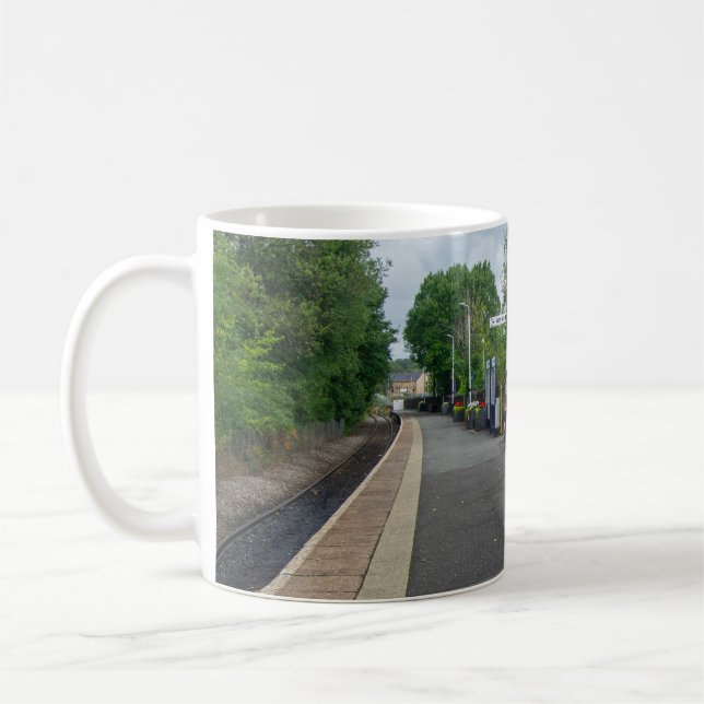 Colne järnvägsstation, Lancashire Kaffemugg (Vänster)
