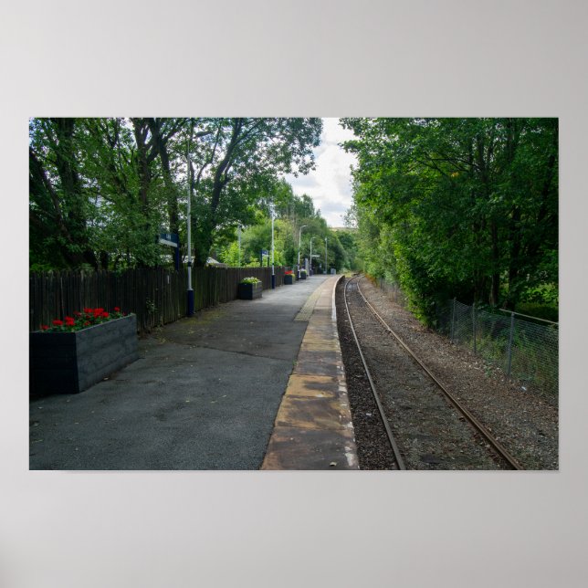 Colne järnvägsstation, Lancashire Poster (Framsidan)