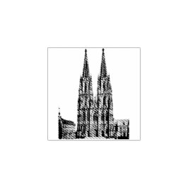 Cologne cathedral 1911 – Kölner Dom Stämpel