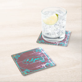 Cologne – Colonia – Köln Art Nouveau shabby chic Underlägg Papper Kvadrat