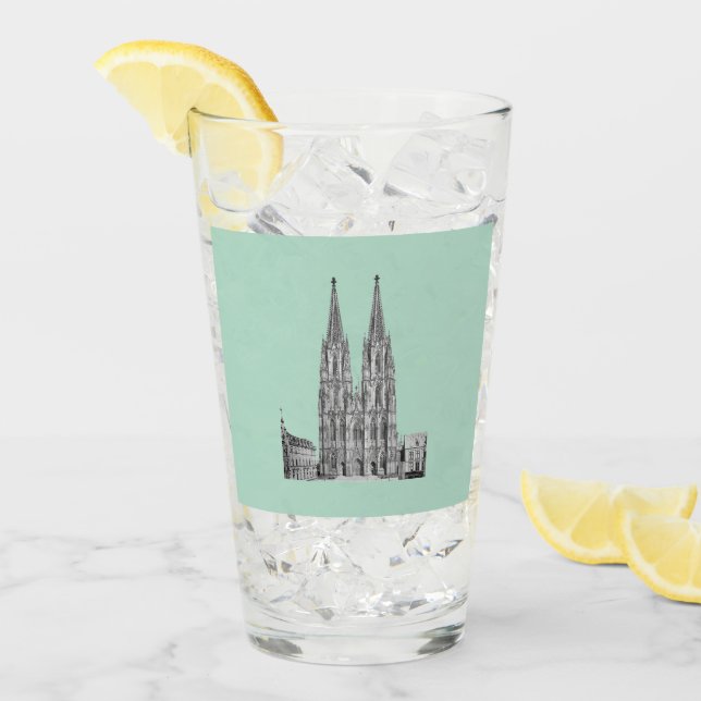 Cologne Dome Cologne Köln Kölschglas Glaskopp (Framsida Ice)