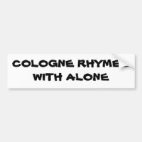 Cologne rimmar med ensam