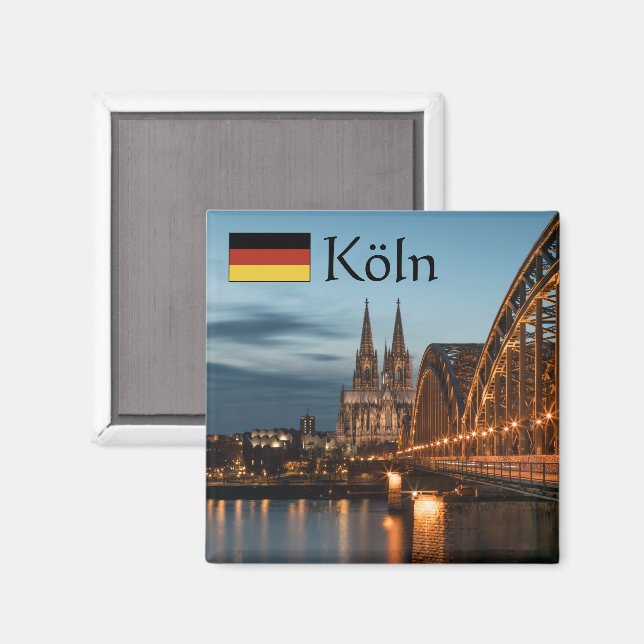 Cologne Souvenir Magnet (Front/Back)