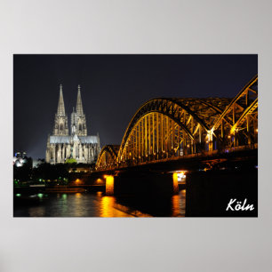 Cologne Tyskland Poster