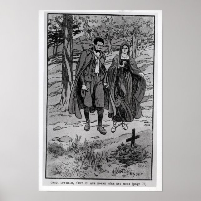 Colomba & hennes bror bredvid deras pappor poster (Framsidan)